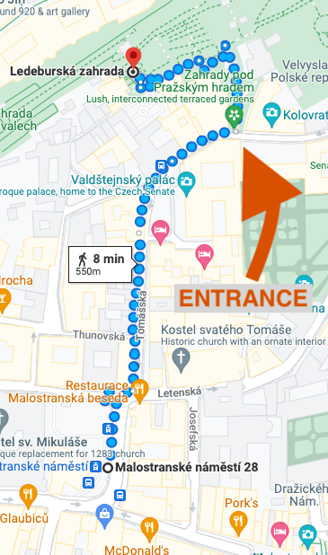 malostranska directions